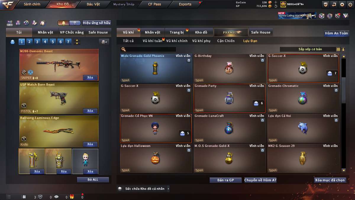 shop acc cf uy tin gia re